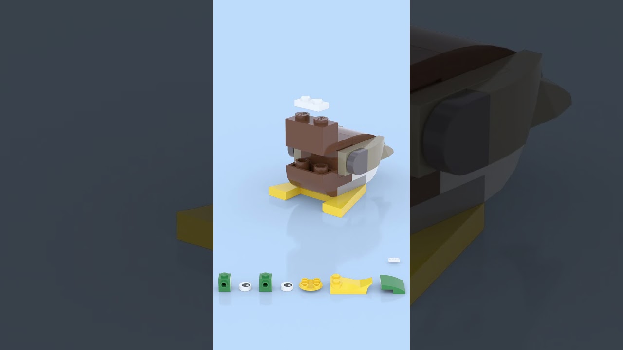 LEGO Little Mallard Duck 🦆💛 Cutest Brick Quacker Ever! 🌿✨ 