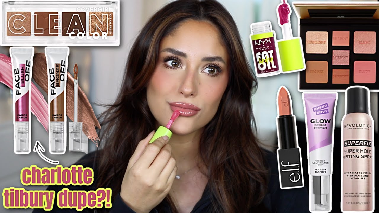 TESTING NEW DRUGSTORE MAKEUP | I am IMPRESSED... wow