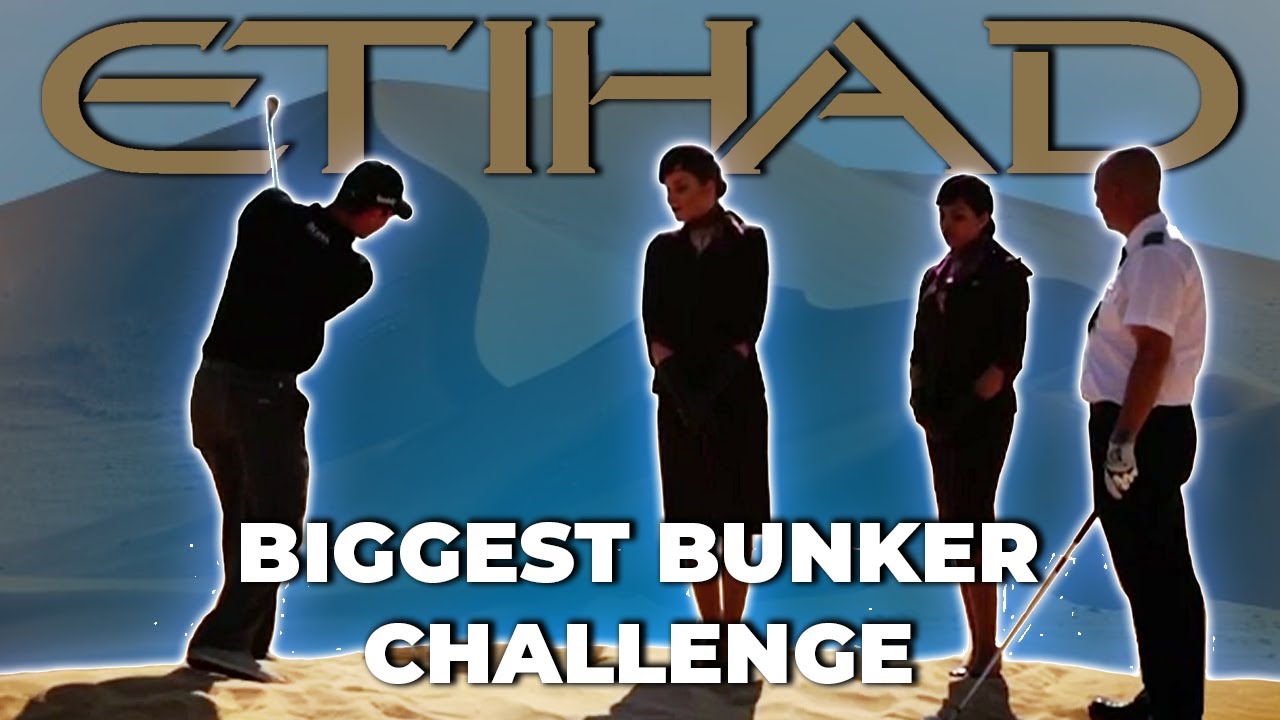 LIV Golf's Martin Kaymer takes on the World's Biggest Bunker Challenge with Etihad - MOB Rewind