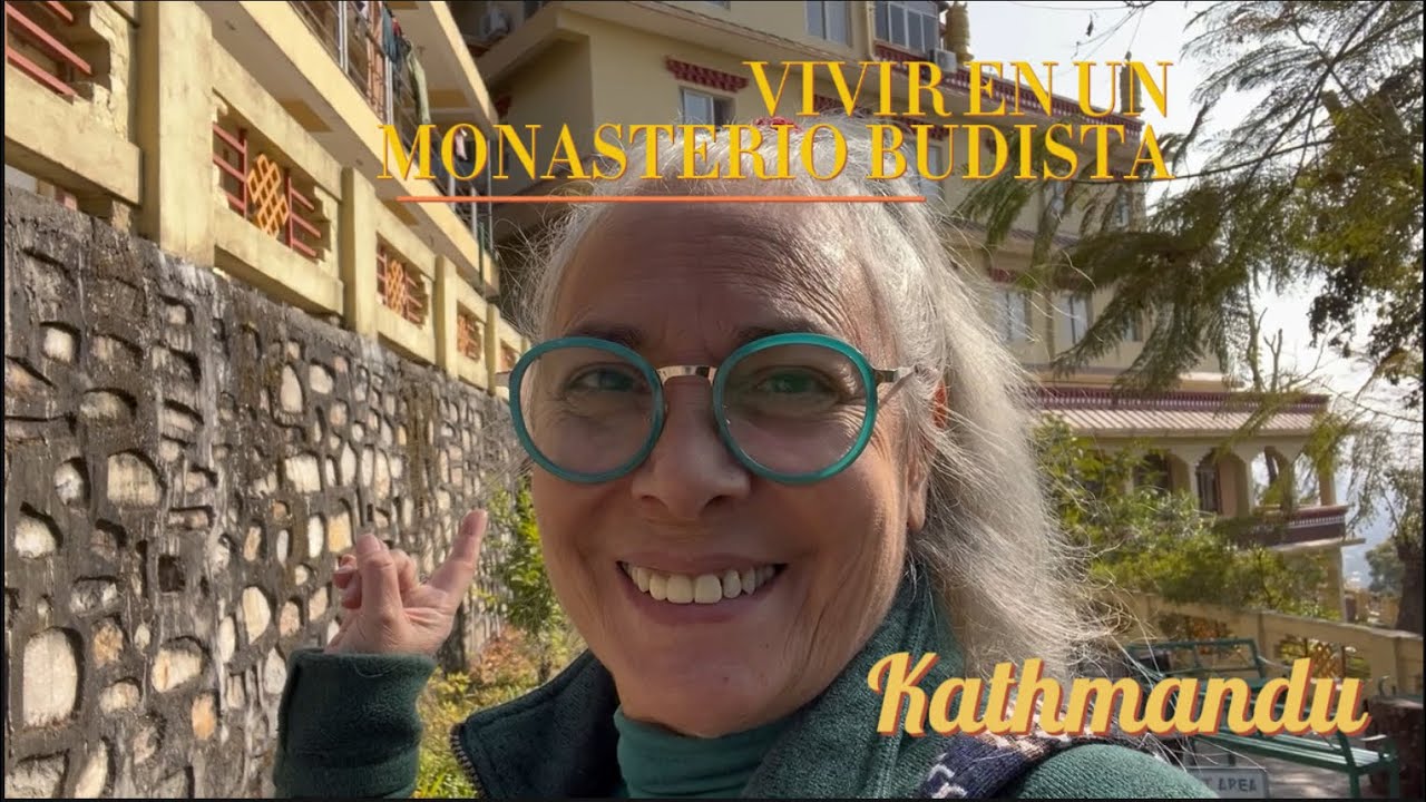 VIVIR EN UN MONASTERIO BUDISTA #kathmandu