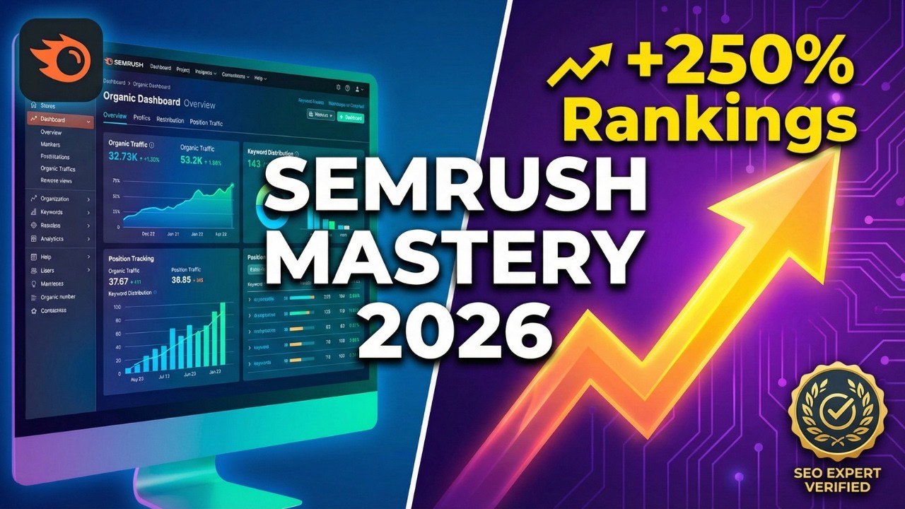Semrush Complete SEO Mastery: Keyword Research, Site Audits & Ranking Tracking (2026 Guide)