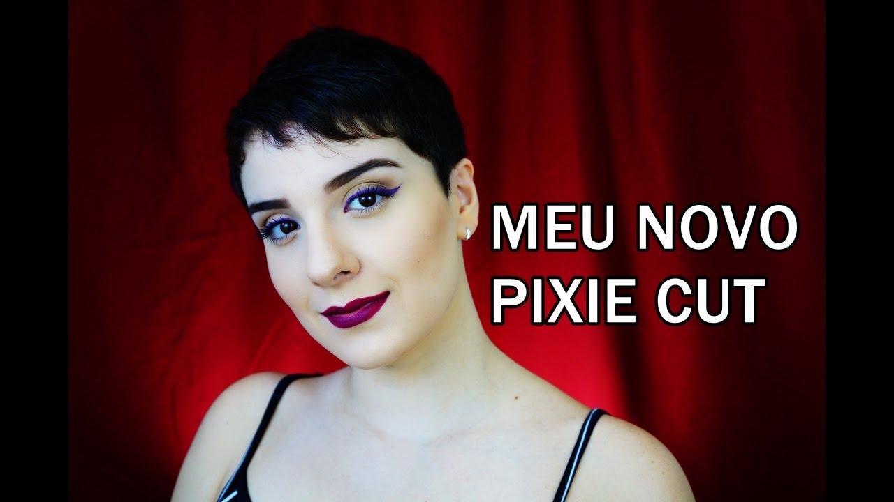 PASSEI A MAQUINA MESMO! | MEU PIXIE CUT