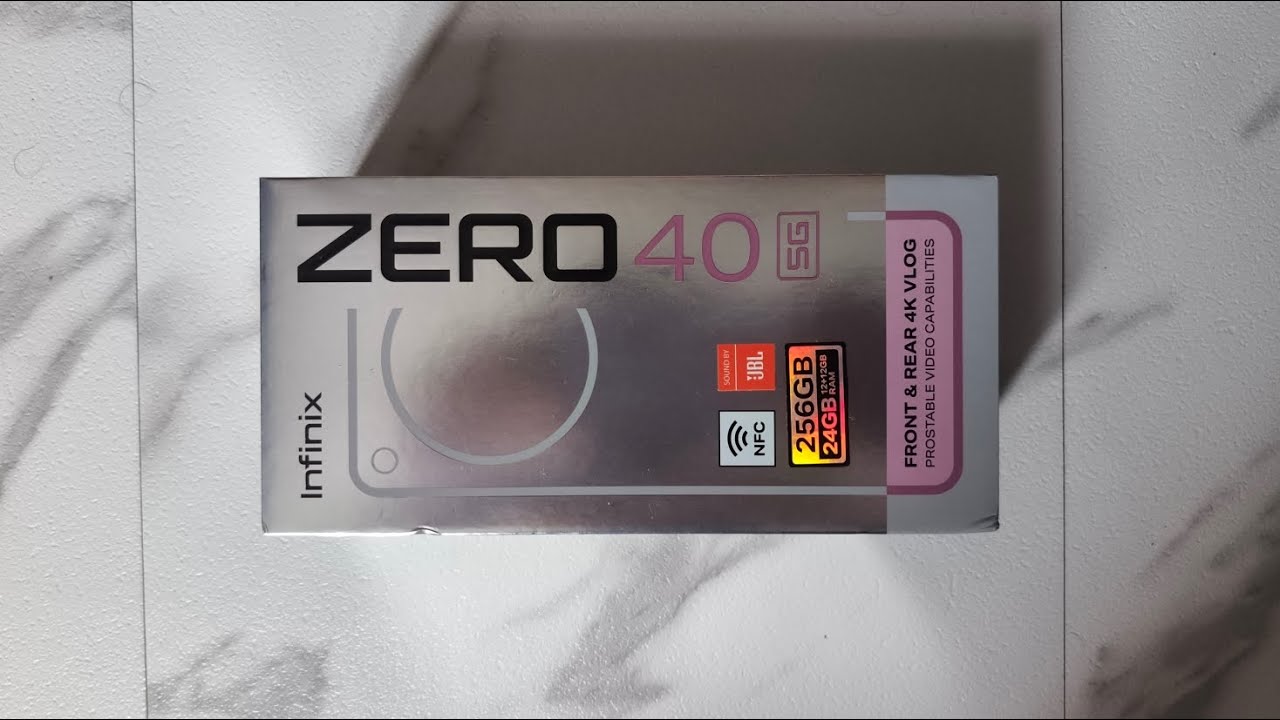 Unboxing Smart Phone Infinix Zero 40 5g | Asmr