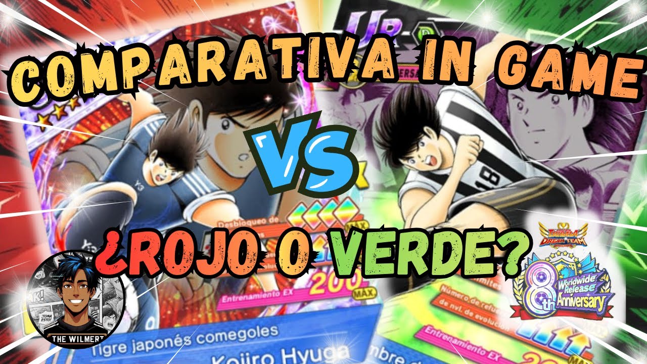 Probamos el 🌟NUEVO Hyuga VERDE🌟 en DÍA DE ROJOS ¿Rinde bien? - Capitan Tsubasa Dream Team