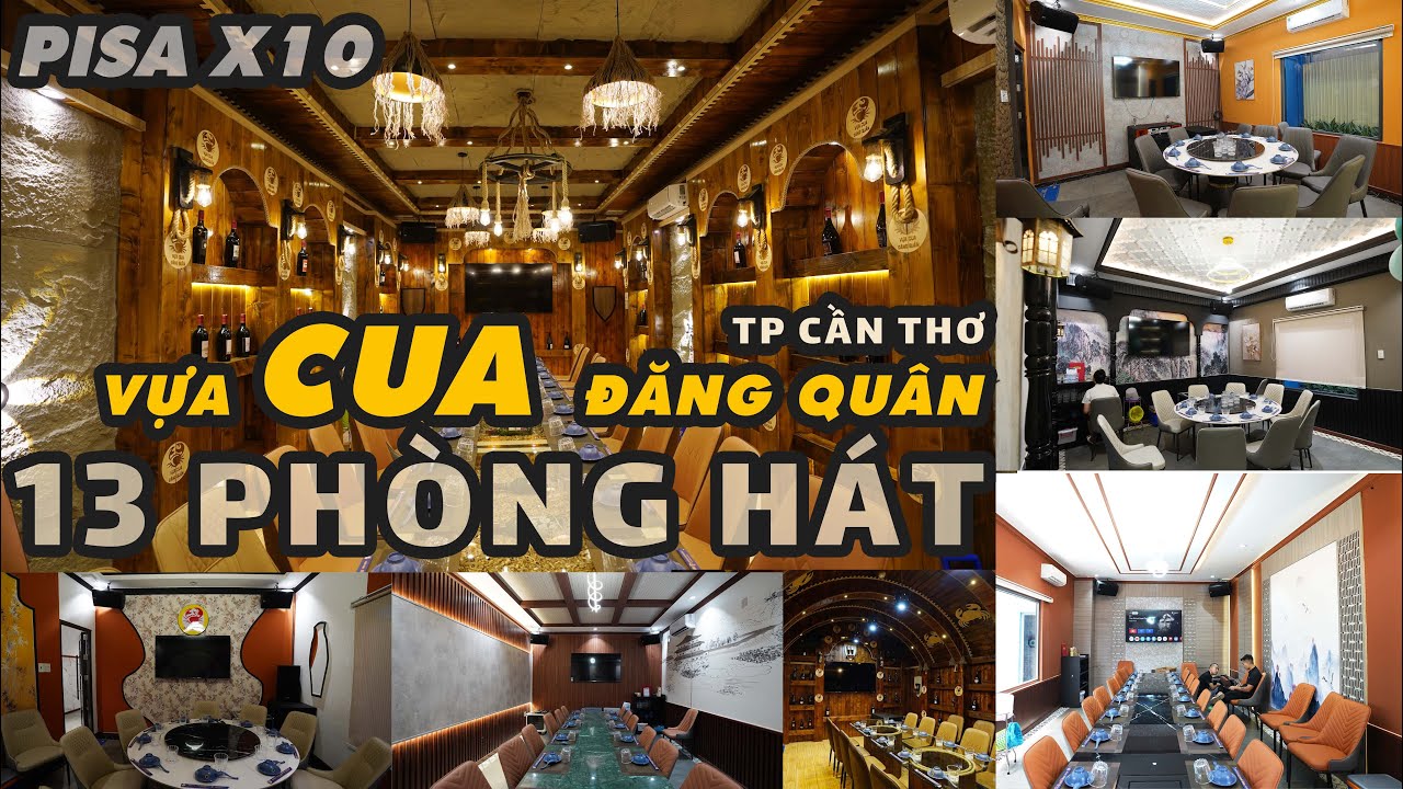 Lần Đầu Tiết Lộ: Hệ Thống 13 Phòng Hát Dùng Loa 10 inch Cực Hiếm! | Loa PISA X10