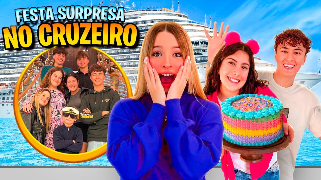 Passamos 24h horas de festa no cruzeiro * quem será o aniversariante?