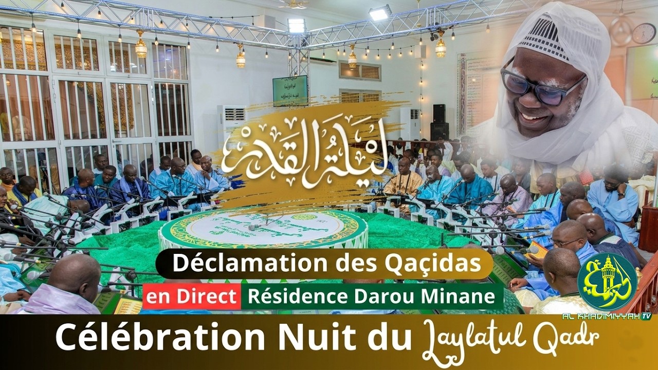 🔴 LIVE Laylatul Qadr 2026 | Déclamation Kurel Hizbut Tarqiyyah | Résidence du Khalif à Darou Minane