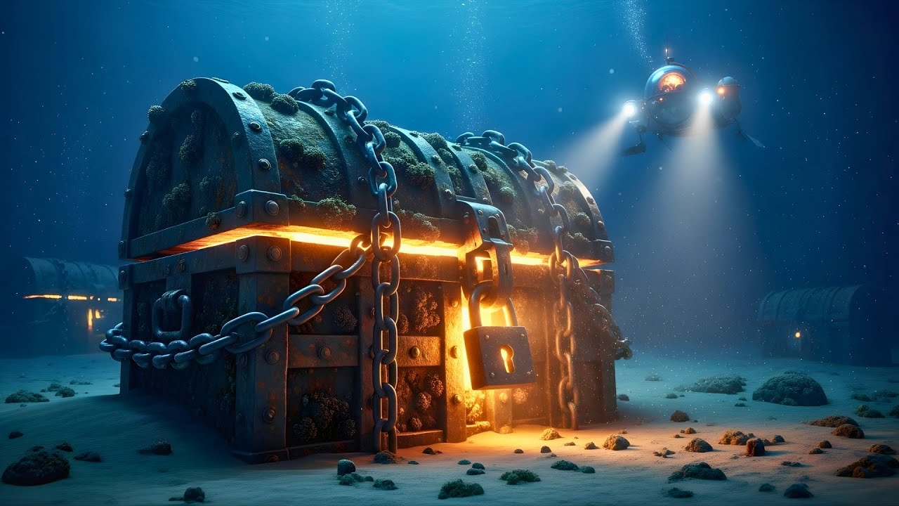 $600,000,000 Treasure Locked Chests Found on the Ocean Floor – Real Deep Sea Exploration