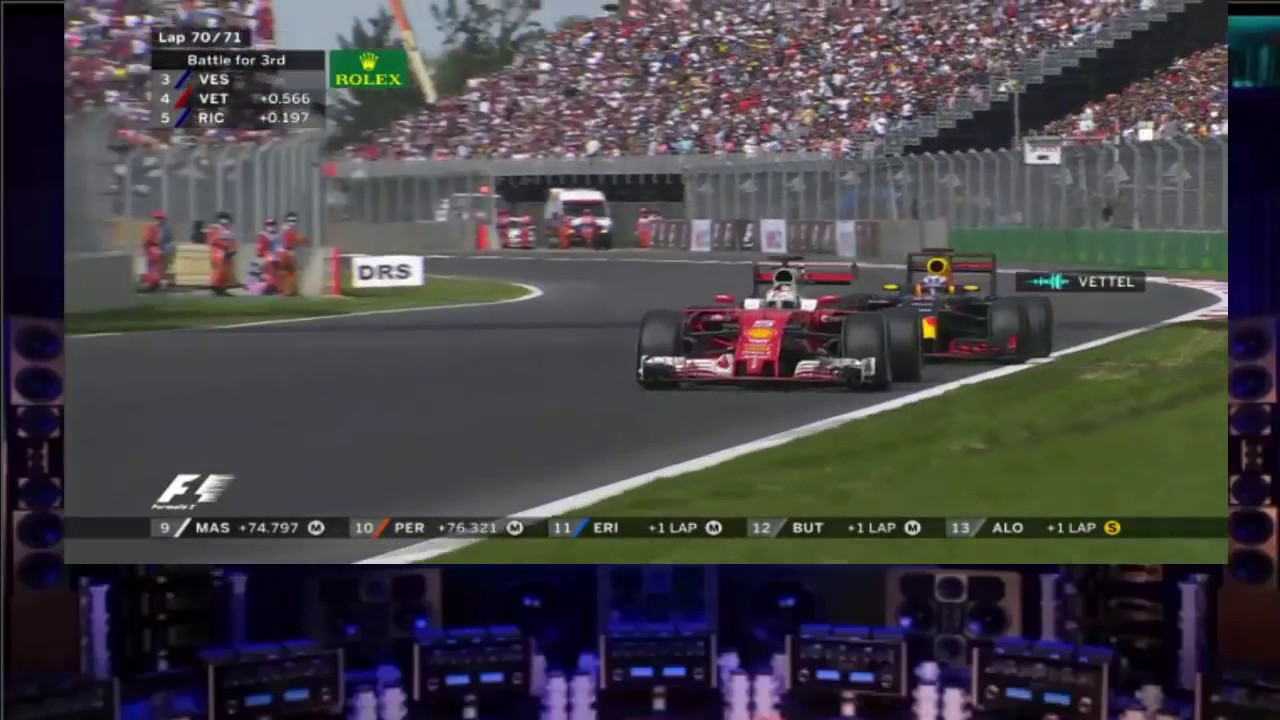 F1 2016 Mexico Best Team Radio - Angry Vettel during battle with Verstappen