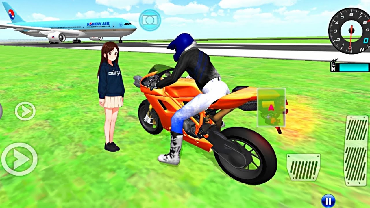 New Bike Driving In Airport 3D Driving Class New Update 2026 - Android iOS gameplay