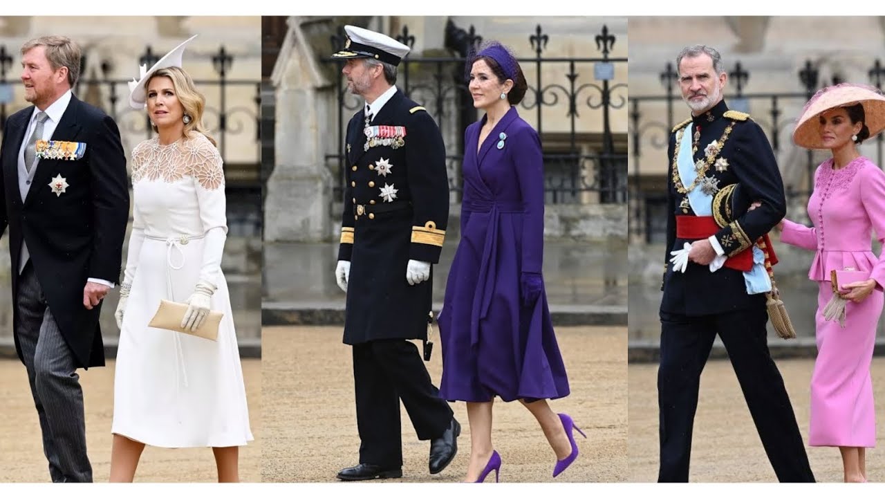 Foreign royals attend historic coronation of HM king charles #coronation #kingcharles #royalfamily