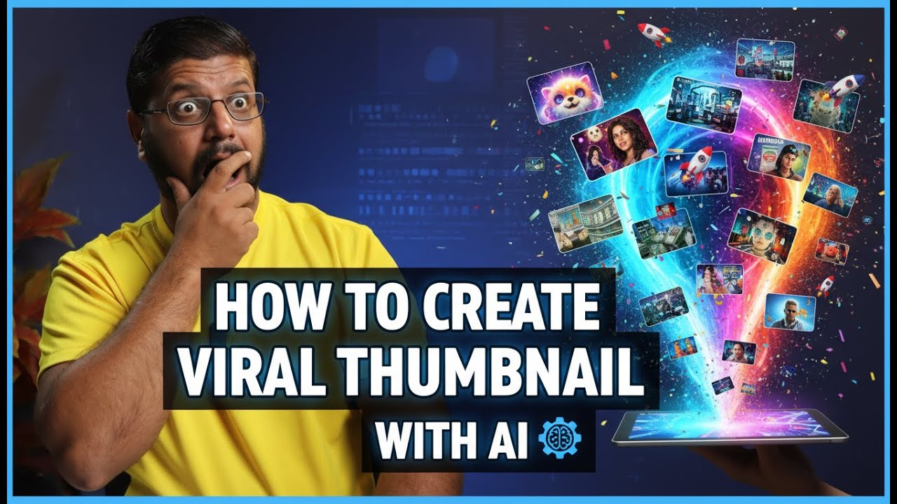 How to Make Thumbnails using AI in 2026 | AI se YouTube Thumbnail Kaise Banaye