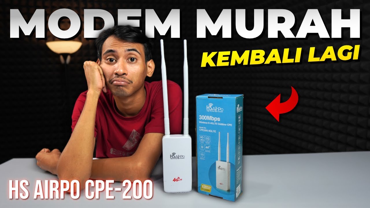 MODEM 4G LTE OUTDOOR TERMURAH SEJAGAT RAYA! || HS AIRPO CPE200