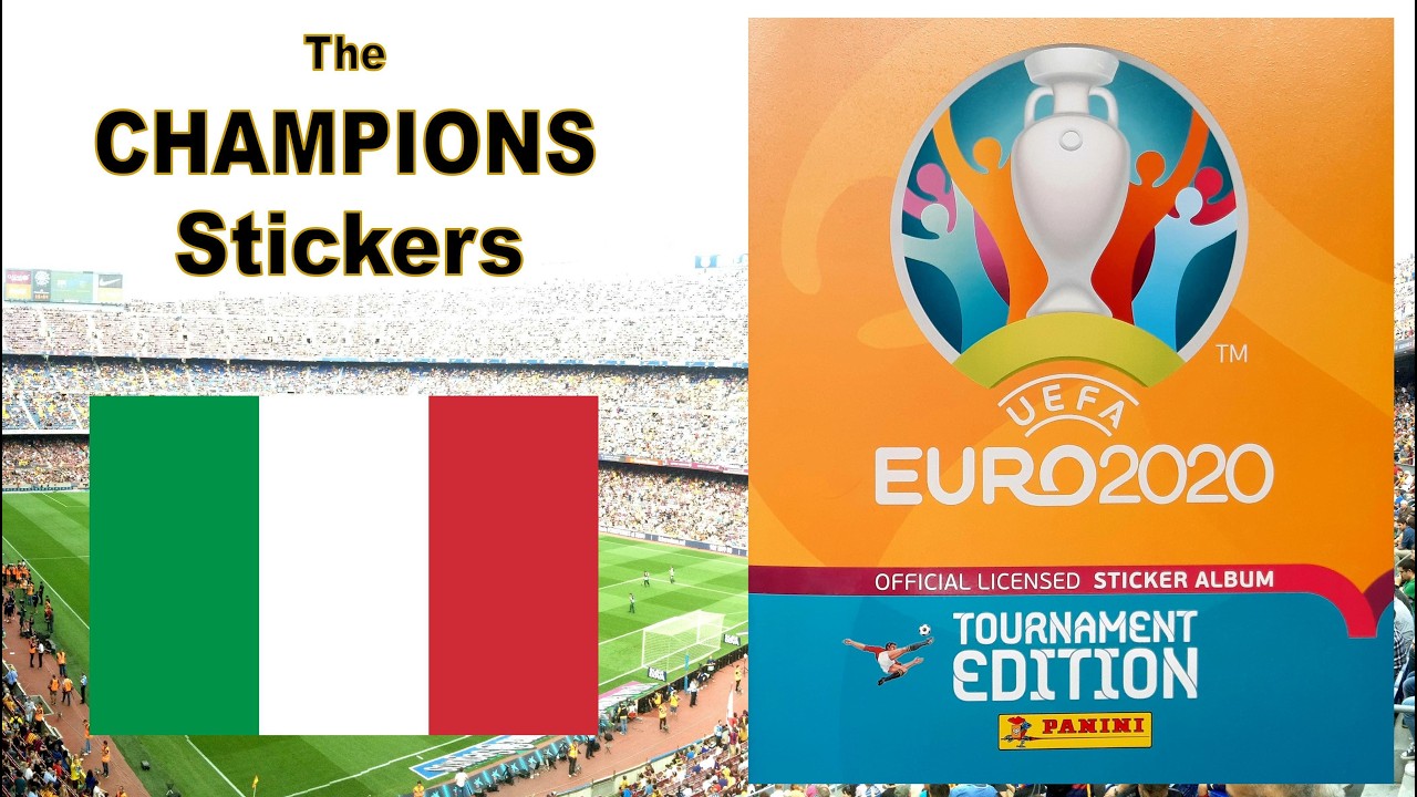 The CHAMPIONS Stickers of Panini UEFA Euro Album 