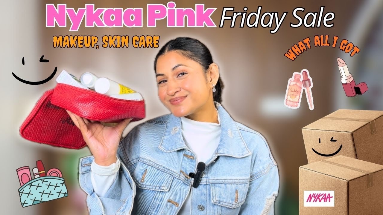 What All I Got From Nykaa Pink Friday Sale | Restocked My Fav.Makeup, Skincare Products| #nykaahaul 