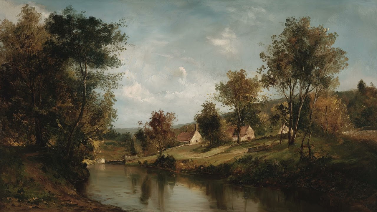 Vintage Autumn Art Slideshow | Cozy Fall Scenes for Your TV | Frame TV | 4K | 2 Hours