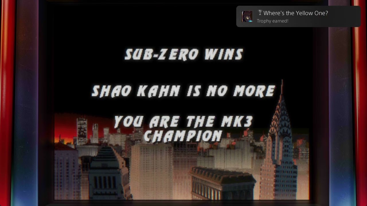 Mortal Kombat: Legacy Kollection - Where's the Yellow One? (Trophy)