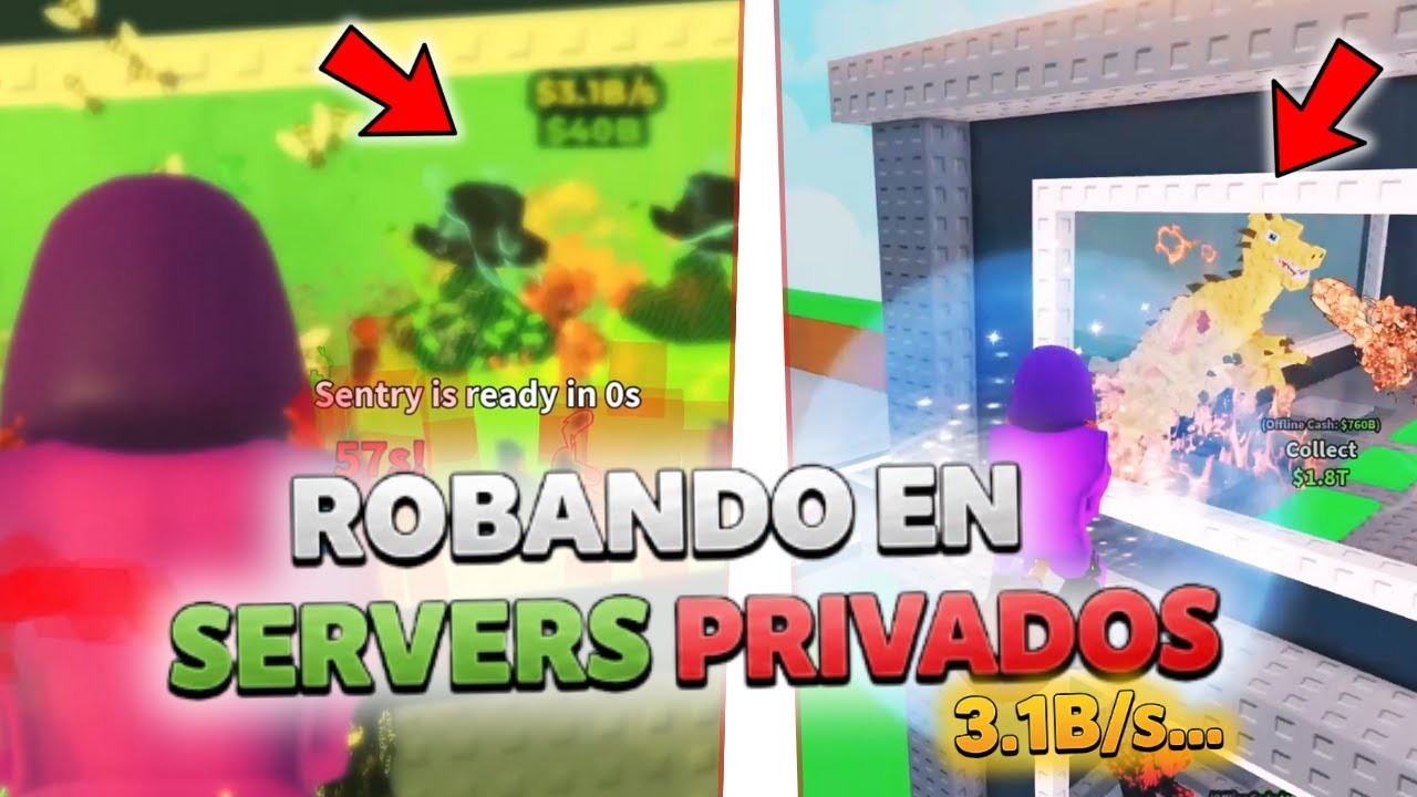 🤫Arriesgué MI MEJOR BRAINROT (+3.1B/s) ROBANDO en SERVIDORES PRIVADOS y ESTO PASÓ...