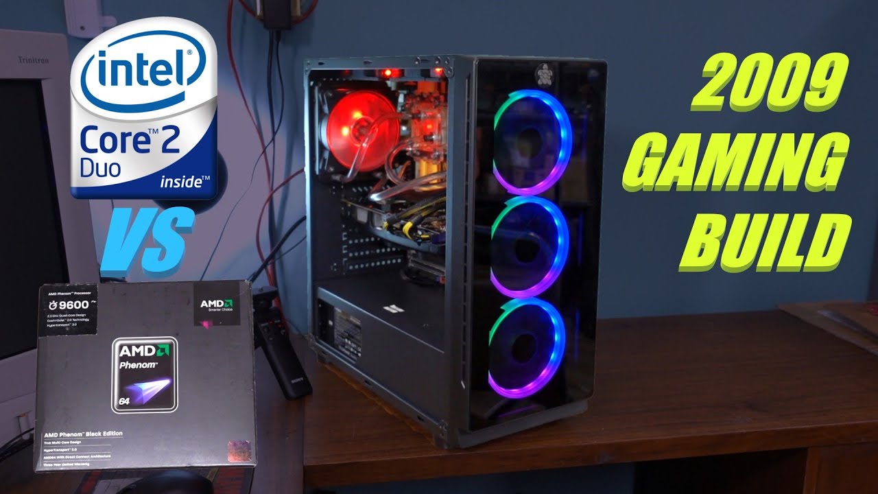 2009 PC Gaming: The Core2Duo vs The Worst CPU AMD Ever Made.