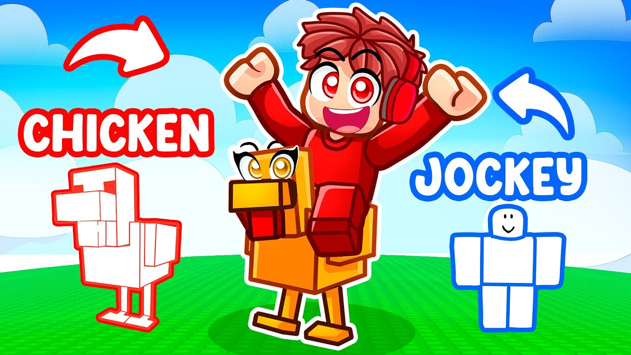 Cash and I Are The ULTIMATE CHICKEN JOCKEY in Roblox!