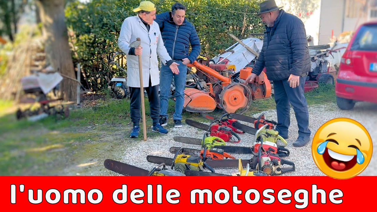 L'uomo delle motoseghe e il contadino #ridere #motoseghe #contadino