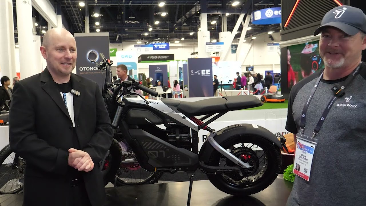 Электровелосипед Segway Xyber — интервью — CES 2025 — Poc Network