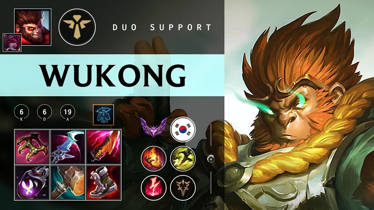 Wukong Support vs Maokai - KR Master Patch 26.05