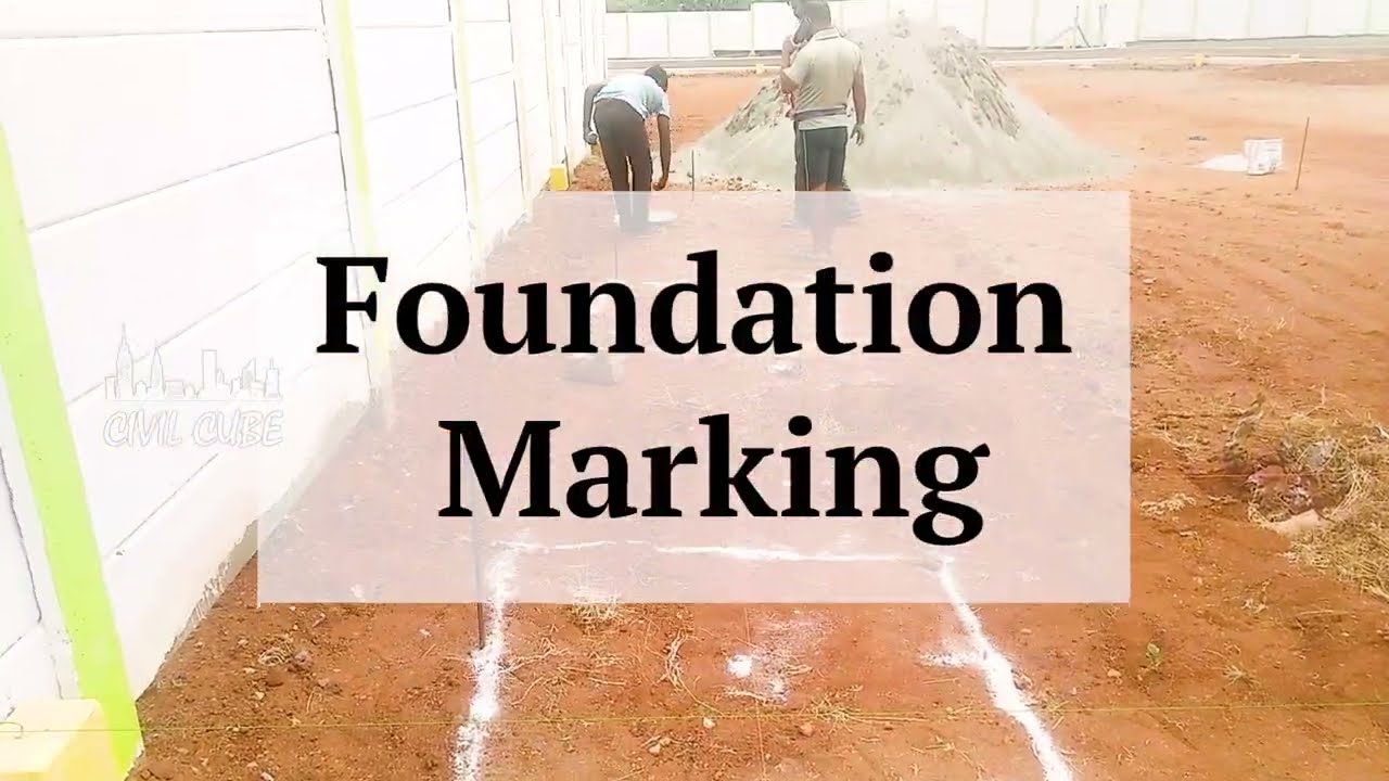 Foundation Marking | Footing Centerline Marking | Civil Engineering Practical Knowledge #civil #tips
