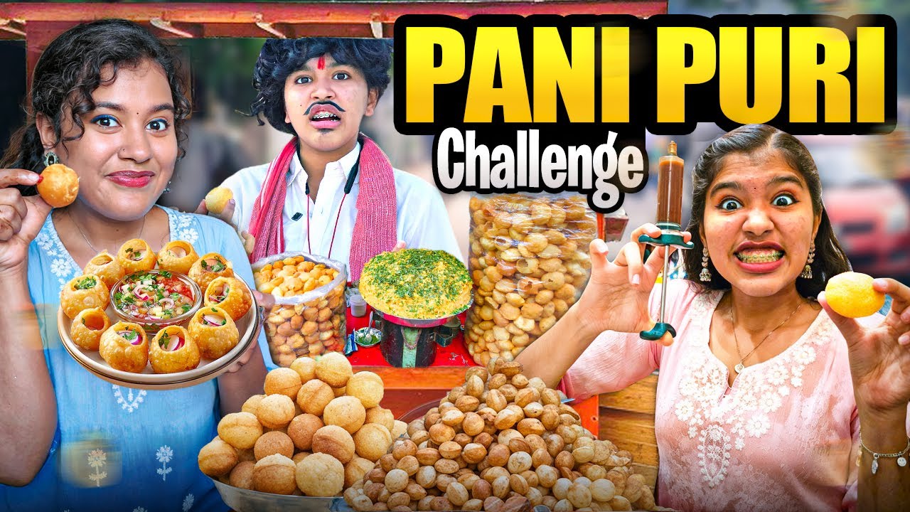 🔥Eating Only PANI PURI😜 for 24 hours || Food Challenge😋 || Ammu Times