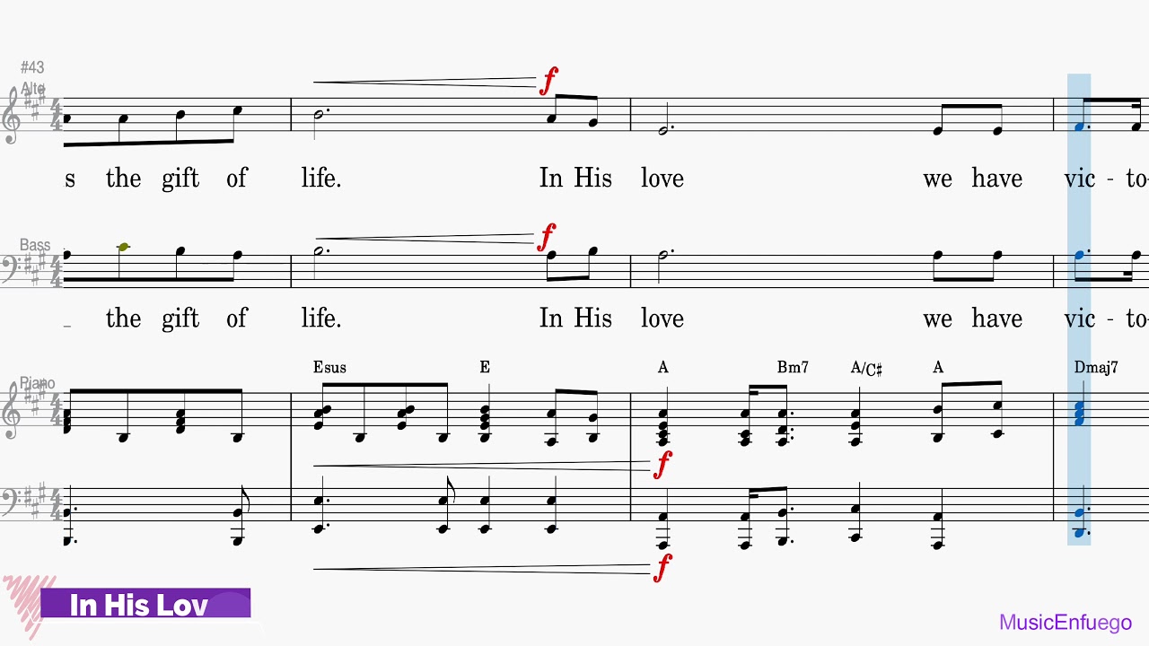 In His Love - Alto
