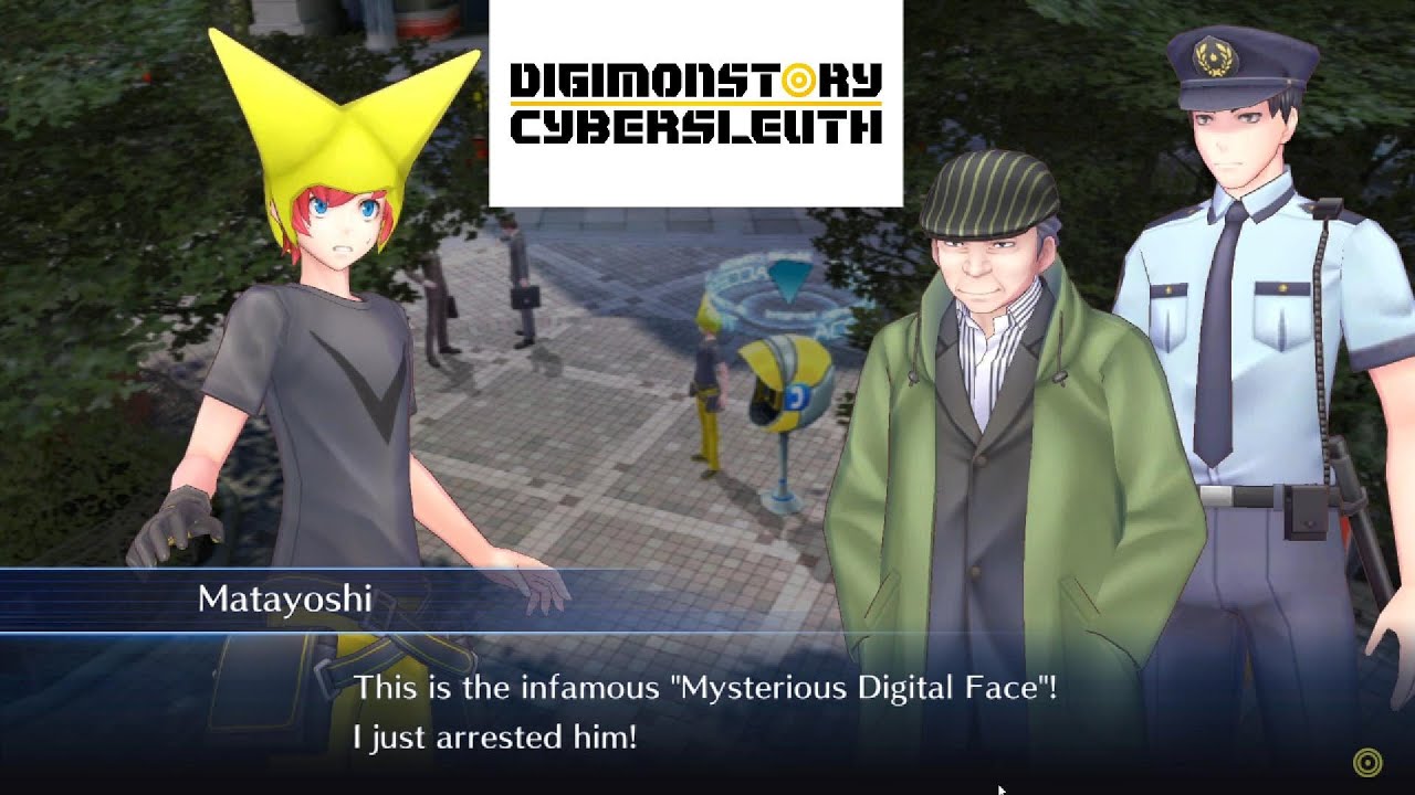 Digimon Cybersleuth - Solving case with Detective Matayoshi !!!
