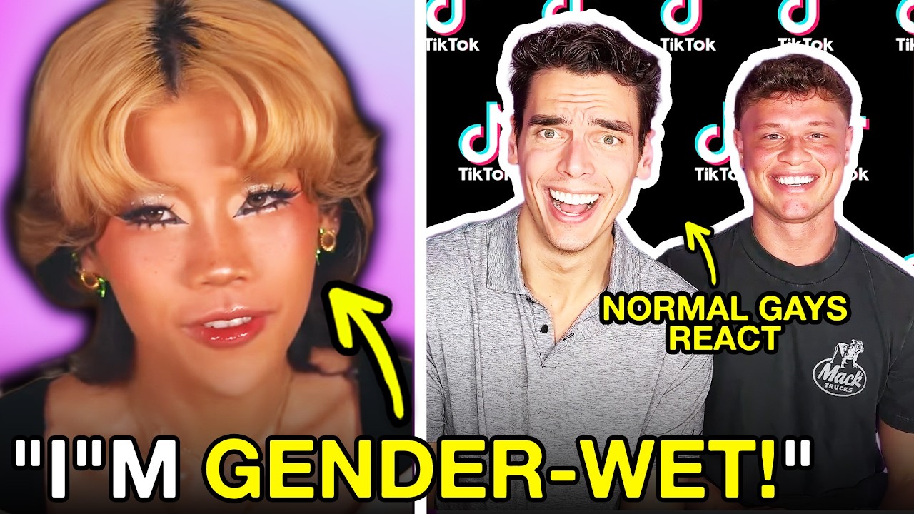 NORMAL GAYS react to TikTok star's (fake) new identity!