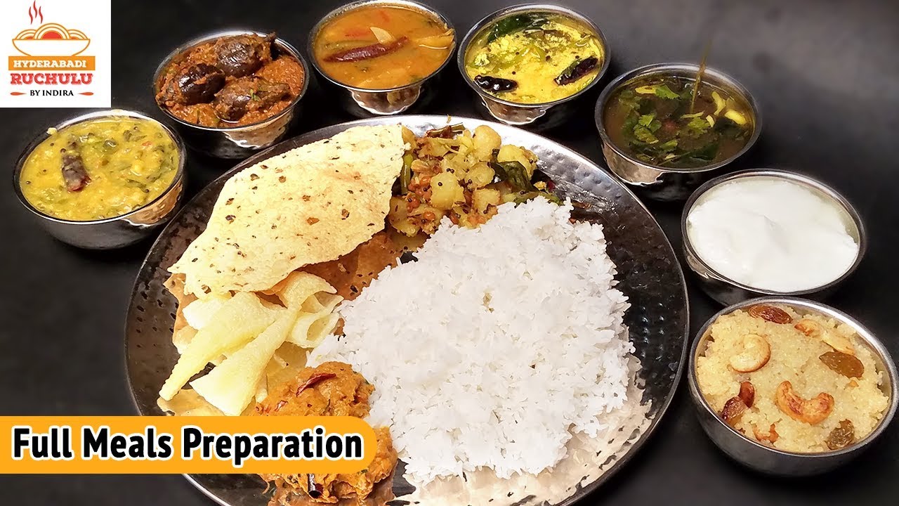 Full Meals | South Indian vegetarian Lunch Menu | Easy Full Meals Preparation | How to Meal Prep