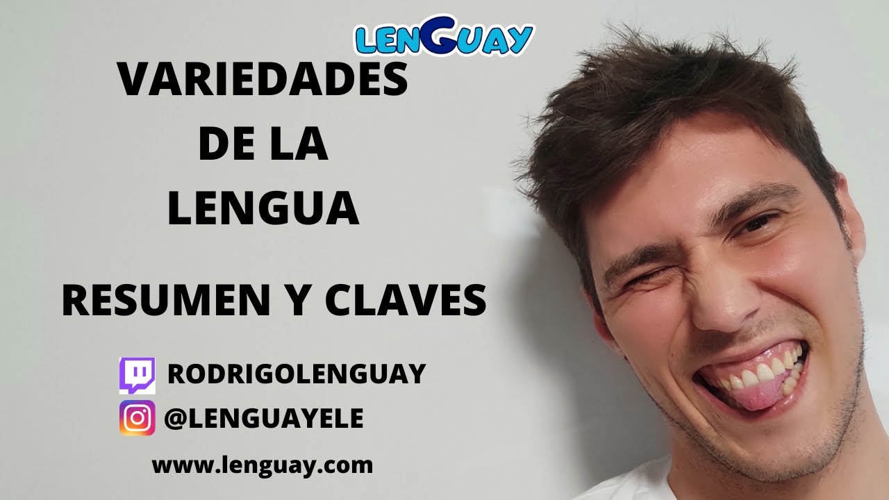 Variedades de la lengua diatópica diastrática diafásica diacrónica Selectividad Comentario de texto