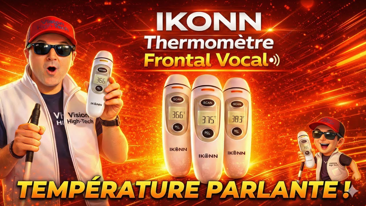 IKONN Thermomètre Vocal 🔥 Le gadget qui change la vie des aveugles ! 🧑‍🦯‍➡️