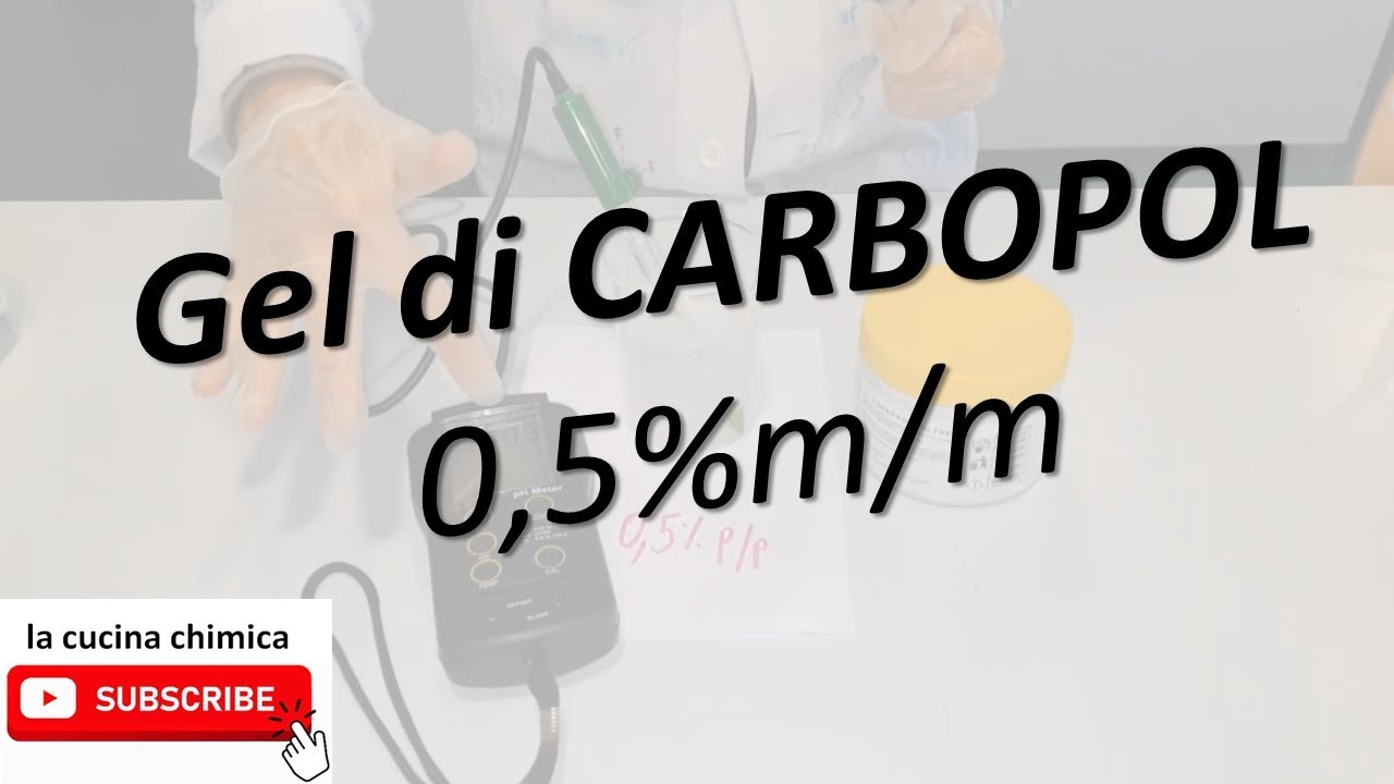 Facciamo il Gel di CARBOPOL 0,5% m/m attività stem docenti scuola secondo grado