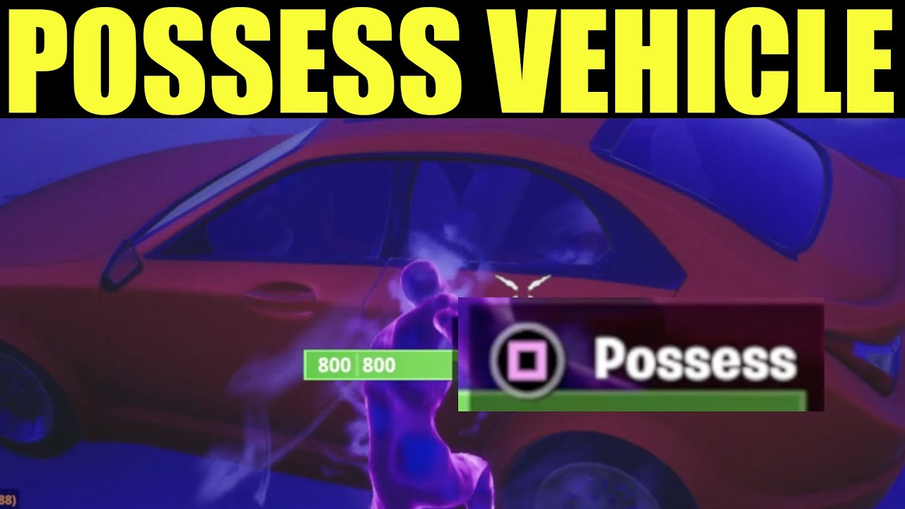 Deal damage with a possessed vehicle - Fortnite how to deal damage with a possessed Vehicle (EASY)