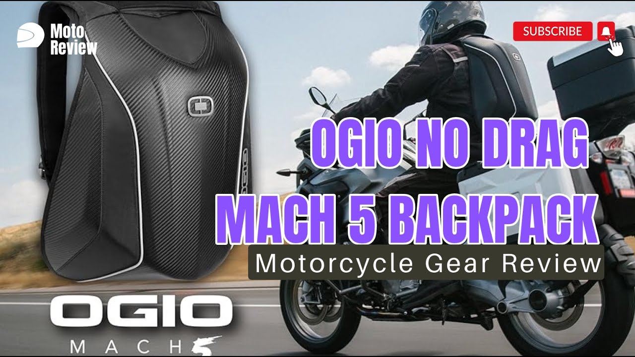 OGIO No-Drag Mach 5 MOTORCYCLE BACKPACK [REVIEW]