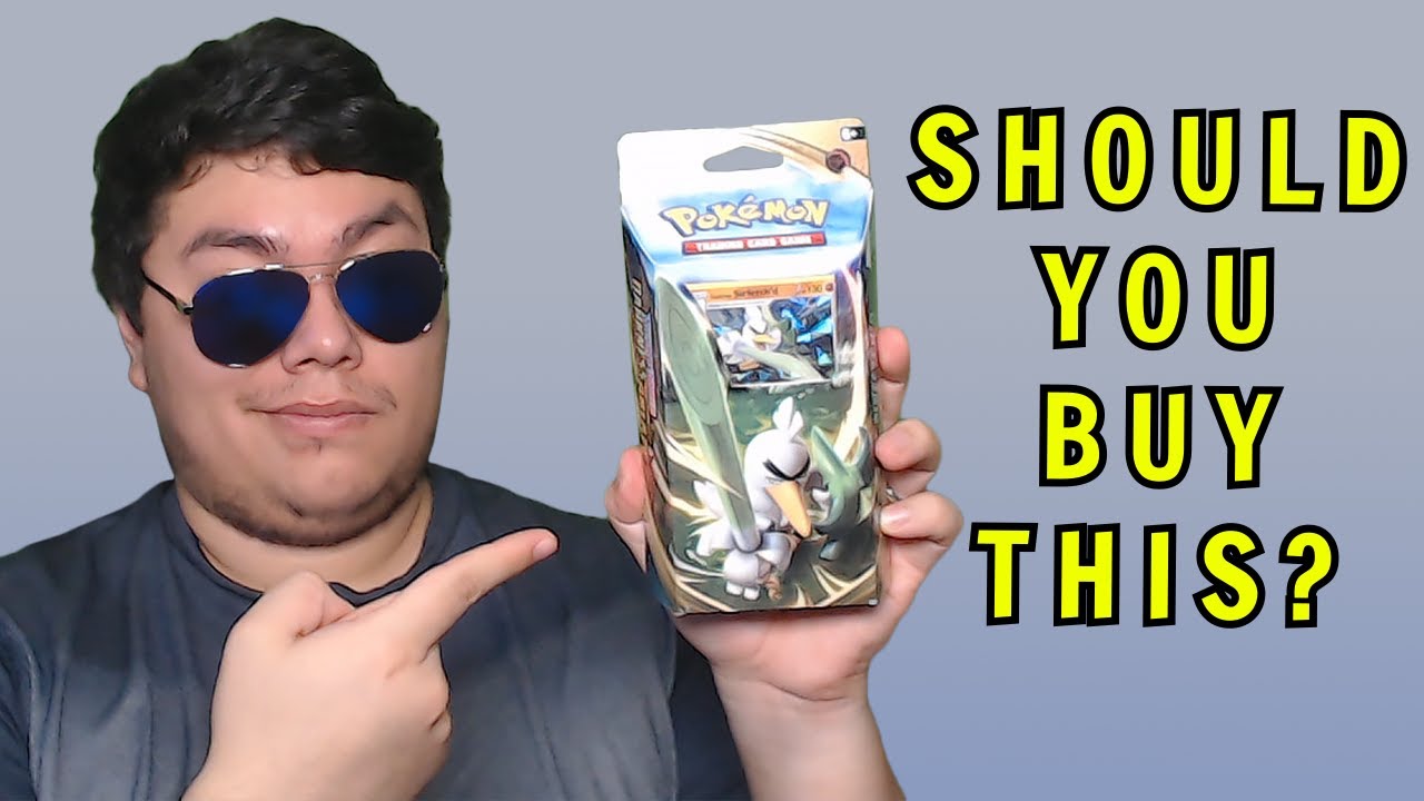*IS IT WORTH IT?* Pokemon Darkness Ablaze Galarian Sirfetch'd Theme Deck Review