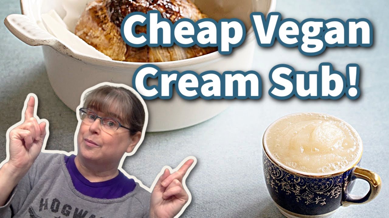 Easy Whole Food Plant Based Onion Cream Plus Vegan Cheese Sauce Option!