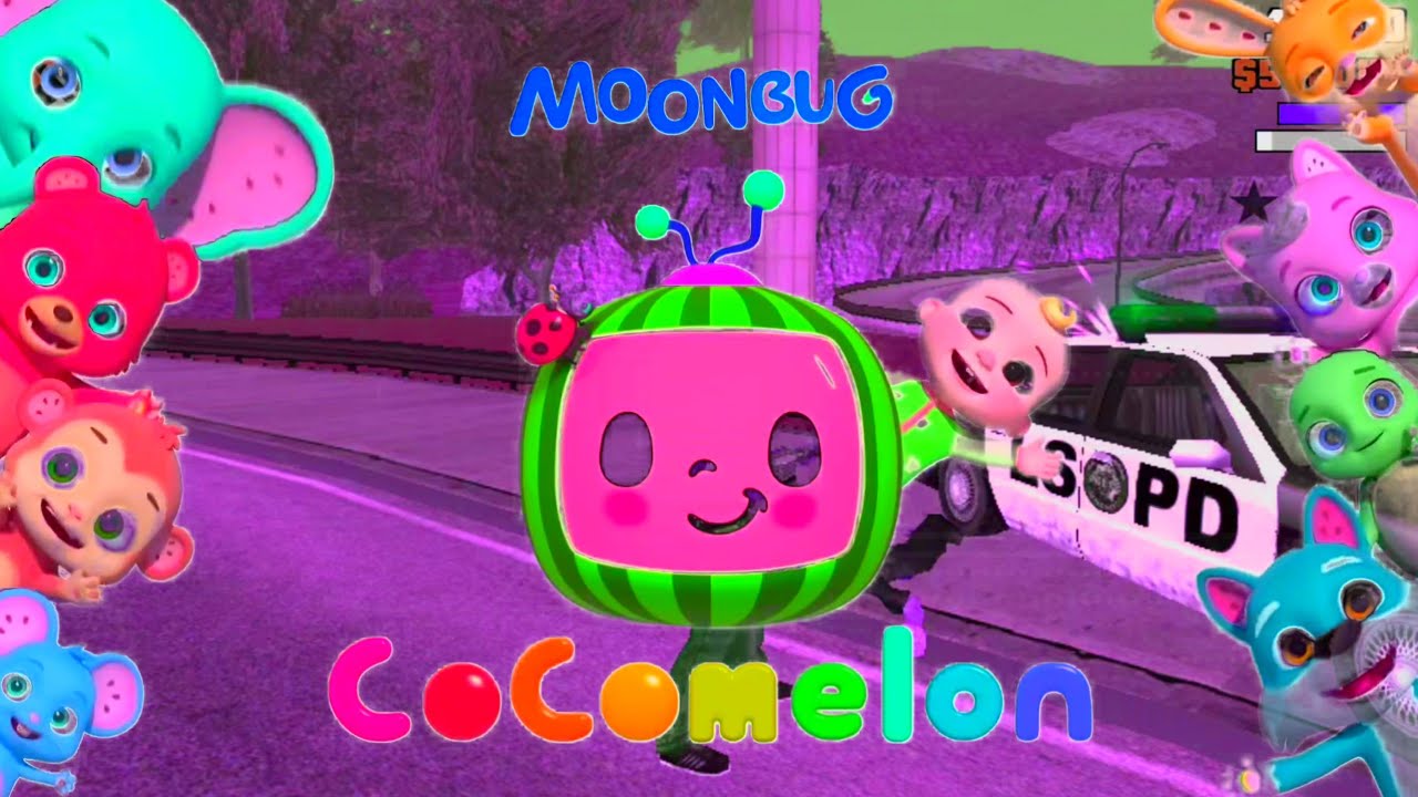 Cocomelon In GTA Parkour Fails IntroLogo Effects Sponsored By Klasky Csupo 2001 Effects