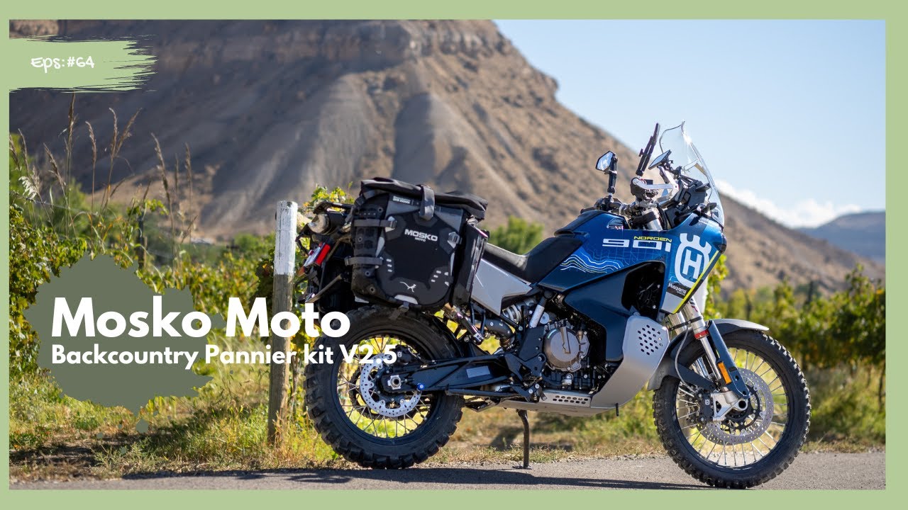 Первые впечатления и установка комплекта Mosko Moto Backcountry Pannier Kit Norden 901 Expedition