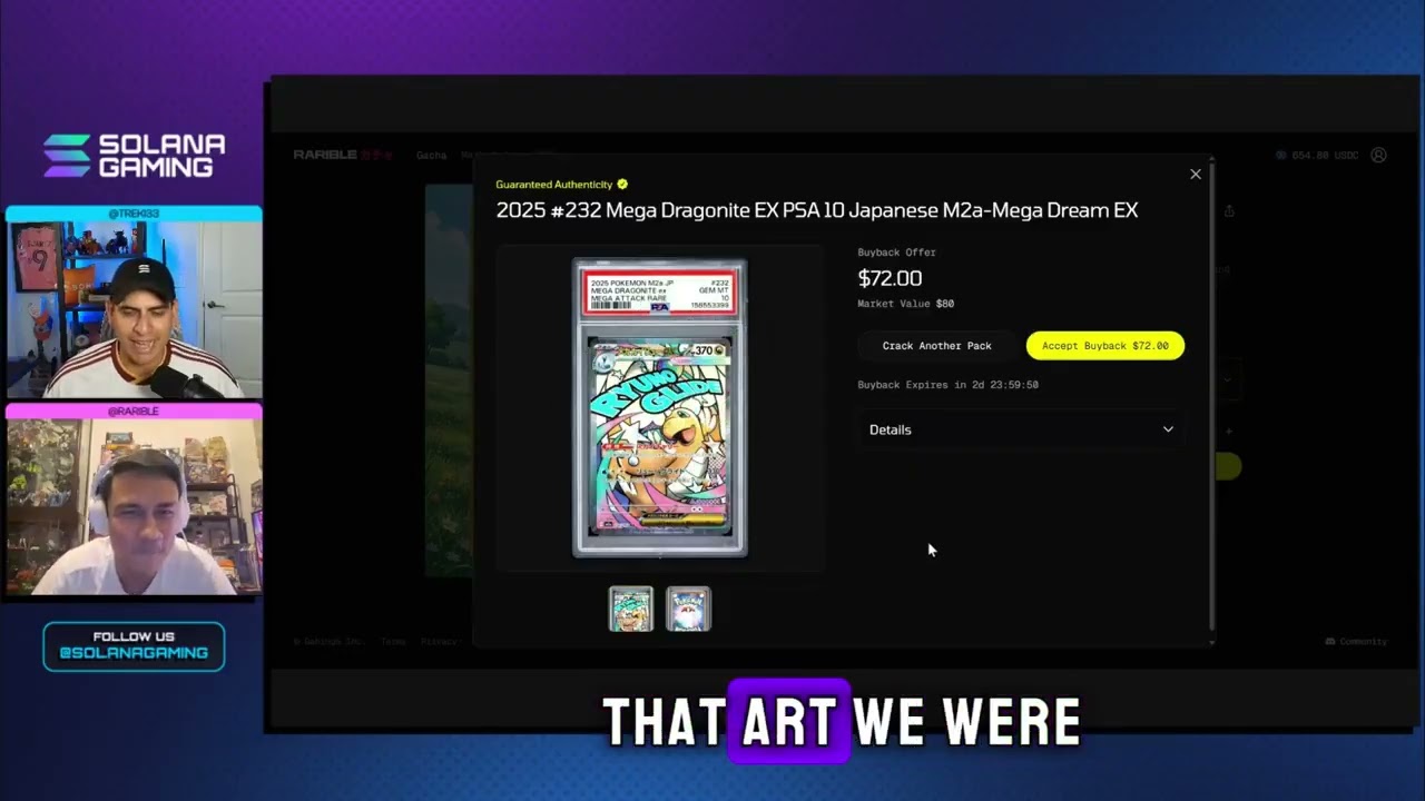 NFT Drop Spotlight: Mega Dragonite EX PSA 10 (Japanese) | 85/100