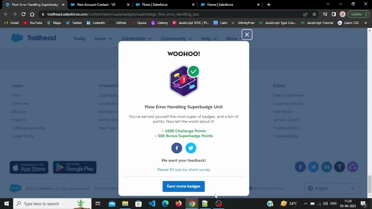 Flow Error Handling Superbadge Unit All Challenges