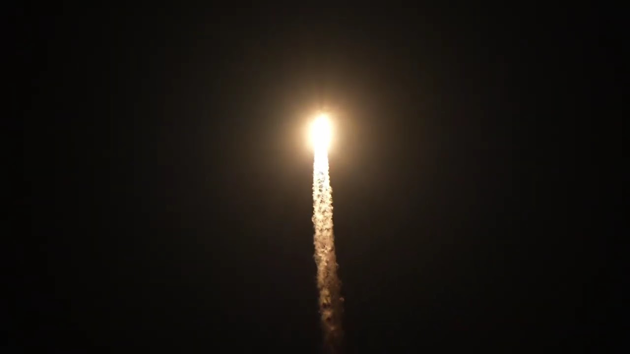 Blastoff! SpaceX Dragon12 Crew Launch & Booster Landing Viewed from Blue Sky Trawler
