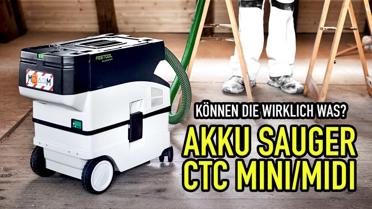 Die neuen Akku-Absaugmobile MINI/MIDI von Festool - Mikes Toolshop
