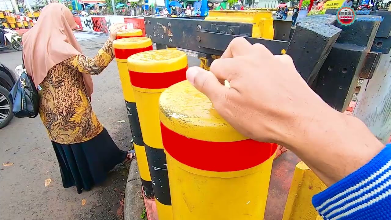 UPDATE Kondisi Terbaru Palang Perlintasan Kereta Api JPL 5 Menteng Tengulun