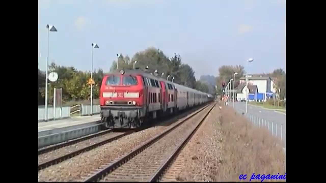 Viel Eisenbahn auf der Südbahn am Samstag 24.09.2005