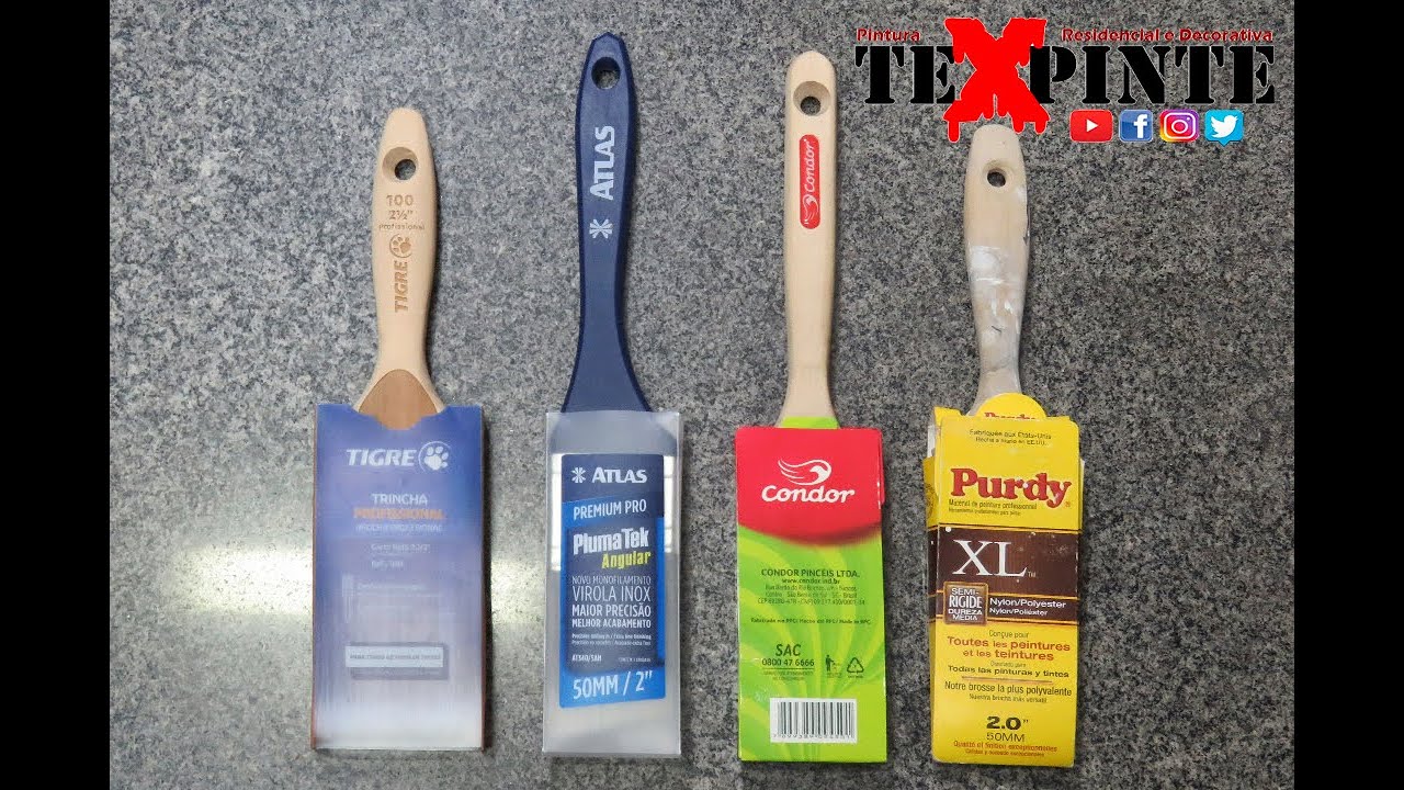Pincel ou Trincha, como e onde usar? Texpinte explica