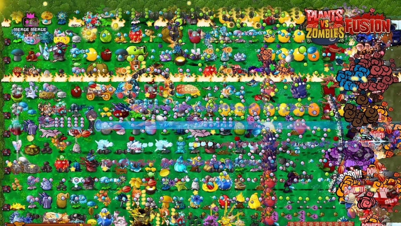 PvZ Fusion - Guarana Edition : Larg Map - Gameplay  34
